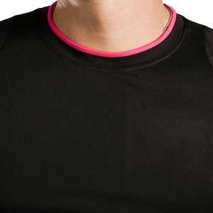 Haut de sport à manches longues pour homme, compression, anti-UV, noir, séchage rapide, coupe ajustée, manches intégrales, spandex, polyester - Product Image 6