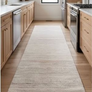 Scandinavian Flat Weave Cotton Area <b>Rug</b> Rectangle White Washable Indoor Hallway Use <b>Thin</b> Pile Jute Backing - Product Image 6