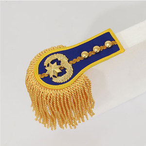 Épaulettes décoratives légères et écologiques en coton/nylon/polyester, design à fils, couleurs personnalisables – Grande Vente - Product Image 2