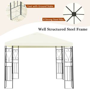 Carpa de Jardín para Patio de 10 x 10 Pies con Gazebo y Pérgola - Product Image 5