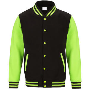 Vestes de sport personnalisées de haute qualité pour hommes, manches en cuir, OEM, équipe de basket-ball du lycée, veste matelassée, veste de sport, veste de letterman - Product Image 1