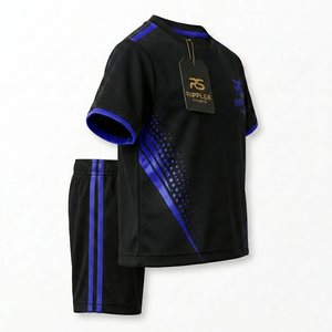 Premium kids short <b>set</b> soft breathable lightweight durable stylish perfect for sports school play and everyday comfort - Product Image 3