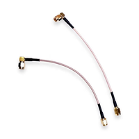 Câble coaxial RG316 50 ohms avec connecteur SMA DC-6GHz pour les communications télécom
