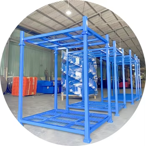 Estantes apilables y sistema de estantes industriales ajustables para almacenamiento de servicio pesado y uso de equipos - Product Image 1