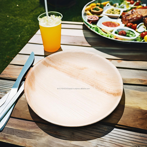 Eco Consciente 6 pulgadas Areca hoja de palma poco profundo Biodegradable compostable microondas plato desechable Camping al aire libre Eco - Product Image 4