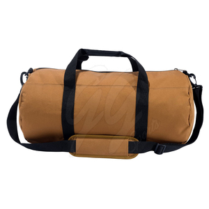 Solid Color Newest Logo Printing Design Best Material Duffel <b>Bag</b> OEM Custom Lightweight Eco-Friendly Zipper Polyester Lining - Product Image 2
