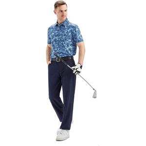 Vente en gros de polos de golf d'été pour hommes, coupe ample, revers à boutons, manches courtes, t-shirts imprimés, chemisier en tricot - Product Image 3