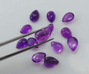 Prix de gros Cabochon en améthyste violette naturelle de qualité supérieure, pierre précieuse en vrac certifiée par un tiers, pour la fabrication de bijoux - Product Image 4