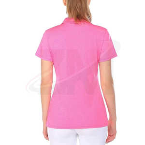 เสื้อโปโลยูนิฟอร์มผู้หญิง รับผลิตตามแบบ OEM ปักโลโก้ ผ้าฝ้าย แขนสั้น รับผลิตจำนวนมาก รับผลิตเสื้อโปโลแบรนด์ส่วนตัว - Product Image 5