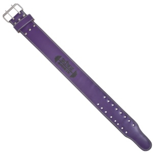 Ceinture de fitness en cuir 4" 6" avec soutien lombaire rembourré, trous ajustables, respirante, enveloppante, pour haltérophilie, ajustement universel - Product Image 4