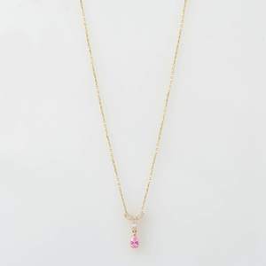 จี้พลอยไพลินสีชมพู เงินแท้ 925 ชุบทองคำขาว 14K ของแท้รับรองคุณภาพ พร้อมเป็นของขวัญ - Product Image 3