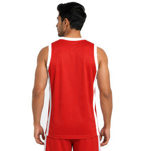 Camisetas de Baloncesto Sublimadas para Hombre, sin Mangas, con Número Personalizado, Cuello en V - Product Image 2
