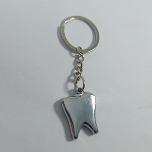 Llaveros de Acero Inoxidable con Forma de Dientes, de Alta Calidad, con Logotipo Personalizado, Tamaño de Viaje, para Clínicas Dentales, Publicidad Médica - Product Image 1