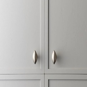 Tiradores de latón macizo con forma de almendra, duraderos, para cajones y gabinetes - Product Image 3