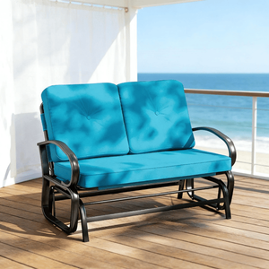 Fauteuils à bascule pour patio, bancs confortables pour espaces de vie extérieurs - Product Image 1