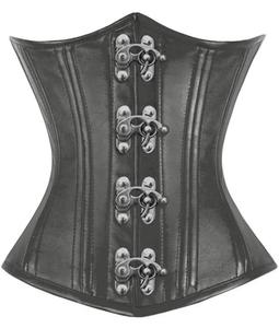 คอร์เซ็ตของผู้หญิงวินเทจชุดกระชับสัดส่วนเซ็กซี่แบบโอเวอร์บัสท์คอร์เซ็ทหนังระบายอากาศทันสมัยสำหรับขนาดใหญ่พิเศษ - Product Image 1