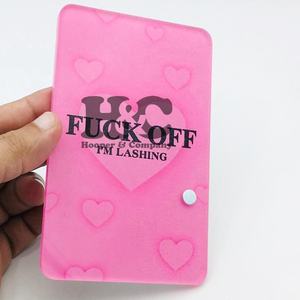 Support magnétique professionnel en acrylique pour pinces à cils, forme papillon, écologique, outil d'extension de cils, meilleure vente, avec logo - Product Image 5