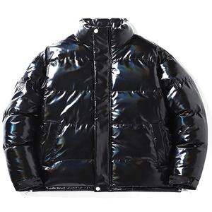 Veste matelassée de haute qualité pour homme, style streetwear, manches longues, manteau chaud, col montant, fermeture éclair, matière polaire, utilisation en extérieur, hiver - Product Image 6