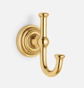 High Grade Brass Utility <b>Hooks</b> with Heavy Duty Wall Hangers for Coats Bags <b>Tools</b> Towels and Everyday Home Organization Use - Product Image 2
