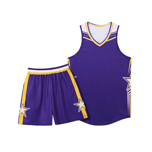 Uniformes de basketball d'hiver personnalisés, design en appliqué de twill cousu, maille respirante, nom du joueur, vêtements d'équipe - Product Image 1