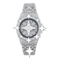 Montre de luxe pour homme, 42 mm, cadran analogique rond, mouvement à cristal saphir, fermoir pliant, lumineuse, tendance