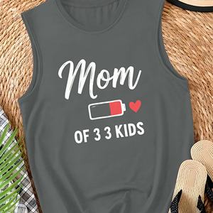 Mom OF 3 KIDS Gilet décontracté pour femme - Product Image 1