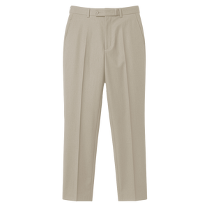 Pantalones Formales para Hombre, Corte Recto, Ligeros, de Sarga, Cintura Media, Clásicos de Oficina, Color Sólido, Transpirables - Product Image 5