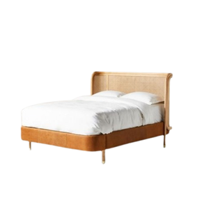 Ensemble de chambre à coucher King Ensemble de lit en bois massif Design simple et moderne pour hôtel Mobilier de chambre à coucher Prix de gros - Product Image 3