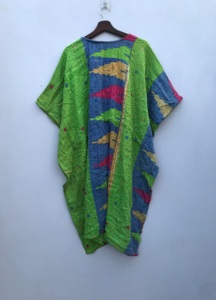 ชุดคลุมชายหาดผ้าฝ้ายงานฝีมือสไตล์อินเดีย คันธา คาฟตัน ผู้ผลิตและขายส่งเสื้อคลุมชายหาด - Product Image 5