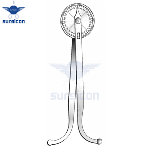 Goniómetro Thole de 34 cm / 13-1/2 Pulgadas, Instrumento de Medición Ortopédico de Acero Inoxidable para la Evaluación del Ángulo de las Articulaciones - Product Image 3