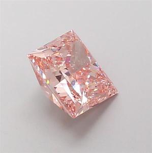 Exquise pierre précieuse rose de 1 carat, taille princesse, offrant un éclat symétrique d'élite et une clarté de couleur intense exceptionnelle. - Product Image 5
