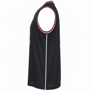 Camiseta de Baloncesto Personalizada Premium con Transferencia Térmica, Diseña Tu Propio Uniforme de Equipo, Malla Sólida Transpirable de Secado Rápido, Sin Mangas, 100% Profundo - Product Image 5