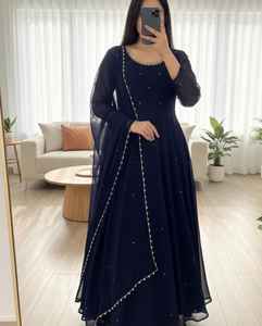 Traje Indio-Pakistaní de Última Moda, Diseño de Vestido de Boda con Dupatta y Pantalones, Vestidos para Fiestas - Product Image 5