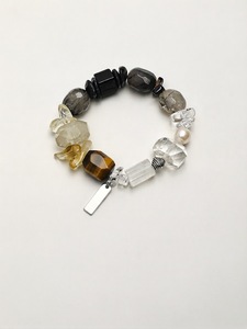 Artisan Handmade Natural Stone & <b>Freshwater</b> <b>Pearl</b> Beaded <b>Bracelet</b> Positive Energy Jewelry Customization Unisex - Product Image 1