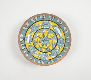 Eco-Friendly Wooden Enamel Handmade Natural Wood Serving Bowls Minimalist Design for <b>Kitchen</b> Dining and <b>Camping</b> Use - Product Image 3