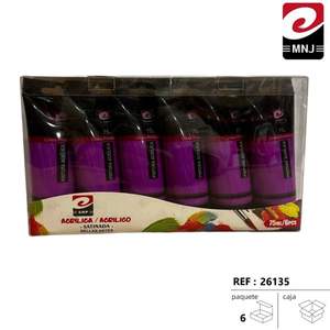 Pintura Acrílica Fluorescente Violeta de Alta Calidad - Product Image 3