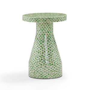 Luxury Mother of Pearl side <b>table</b> décor, made in Vietnam with timeless craftsmanship for modern and sophisticated interiors. - Product Image 3