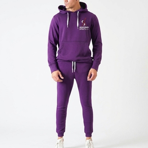 Chándales Deportivos para Hombre de Alta Calidad, Estilo Urbano, con Capucha, Talla Grande, Lisos, Teñidos, Casuales, Elásticos - Product Image 1