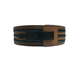 Ceinture à levier robuste en cuir de vachette respirant avec boucle de fermeture, fournie directement par l'usine - Product Image 1
