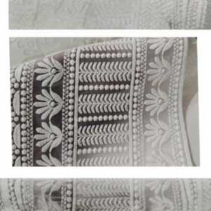 Encaje GPO de diseño elaborado, ideal para prendas de boda, bordes de blusas y prendas étnicas. - Product Image 4