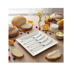 Stainless Steel Dessert Knife Multifunction Stainless Steel Butter <b>Cutter</b> Cheese Knives Mirror Polish For <b>Bread</b> Knife - Product Image 4