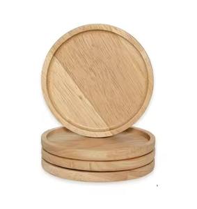Juego de posavasos de madera premium para vasos, protección duradera para la superficie de la mesa - Product Image 1