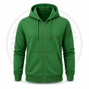 Custom Full <b>Zip</b> Hoodie Manufacturer OEM ODM Men Women Unisex Fleece <b>Zip</b> Up <b>Hooded</b> Sweatshirt Blank Cotton Polyester - Product Image 4