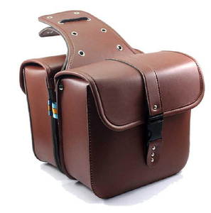 Sacs de selle de moto du fabricant en coton, nylon et polyester, sacoche latérale à outils, couleur personnalisée, sacoche à outils confortable pour la taille, fermeture à bouton-pression - Product Image 5