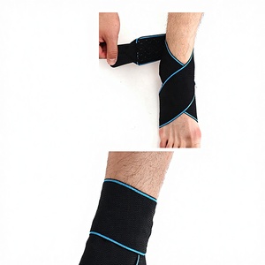 Sangle de cheville élastique réglable personnalisée, bandage de compression, attelle de soutien pour le pied, protection sportive pour Muay Thai, Kickboxing, MMA - Product Image 4
