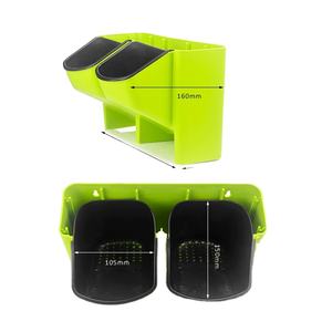 Macetas de cultivo de vivero de plástico duradero para invernadero al por mayor de Fábrica-maceta Doble - Product Image 1