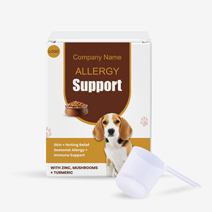 Suplementos en polvo de soporte para alergias GMP hechos en la India para perros y gatos, compatibles con alergias saludables y estacionales para todas las mascotas - Product Image 4