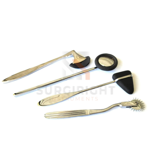 ชุดเครื่องมือตรวจวินิจฉัยแบบมีดตรวจประสาทชนิดหมุน 4 ชิ้น ยี่ห้อ Taylor Buck Hammer ได้รับการรับรองมาตรฐาน CE ระดับ II สำหรับพยาบาล หน่วยกู้ภัยฉุกเฉิน และศัลยกรรม - Product Image 4