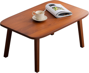 Table basse Tatami en bois massif de Sheesham, petite table de sol pour salon, baie vitrée, balcon, usage intérieur, bord arrondi, table d'appoint en bois - Product Image 3