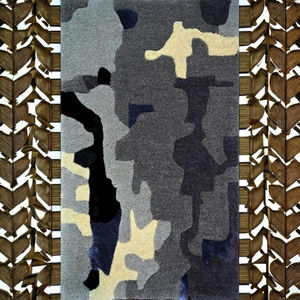 Tapis de prière antistatique écologique, style traditionnel, motif écossais brodé, en peluche faite à la main, 2500 g/m², résistant à l'eau et aux taches - Product Image 2